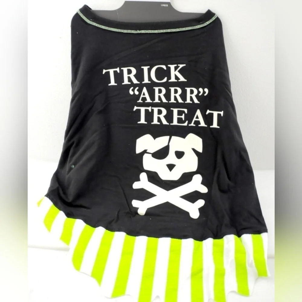 3/$20 Pirate Dog Costume - Black and White